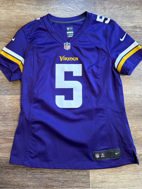 Nike Other - NFL Purple Minnesota Vikings Bridgewater 5 Nike Football Jersey - Sz M - NEW